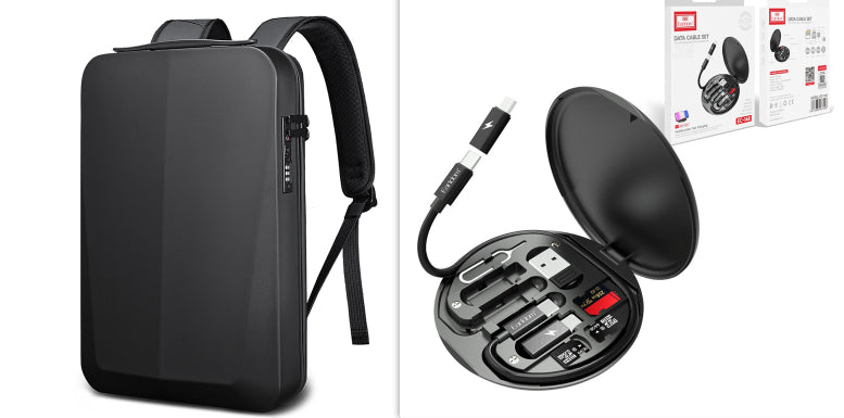 Business Hartschalen-Rucksack Laptop – Bild 4 | LuxeStyle