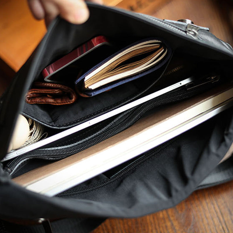 Leder Umhängetasche A4 – Bild 5 | LuxeStyle