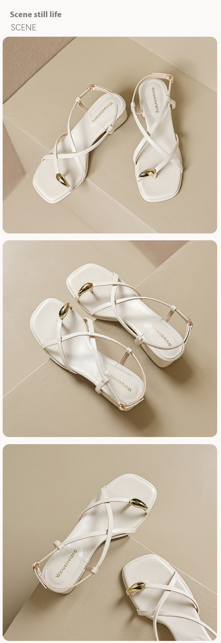 Fairy Style Roman Sandalen mit Schnürung – Bild 17 | LuxeStyle