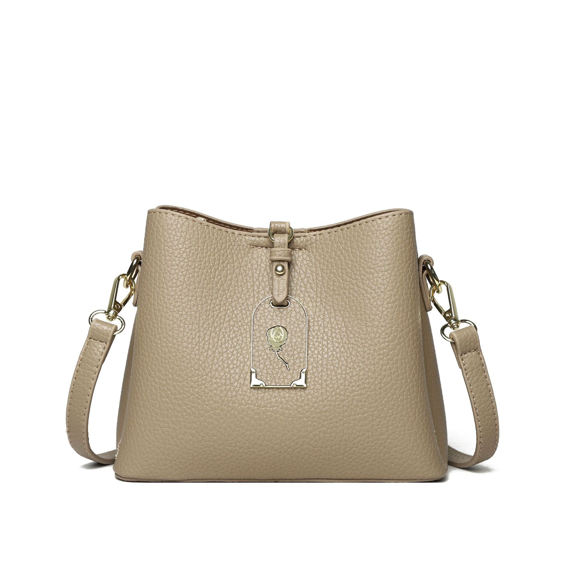 Schulter-Crossbody-Bag mit Textur