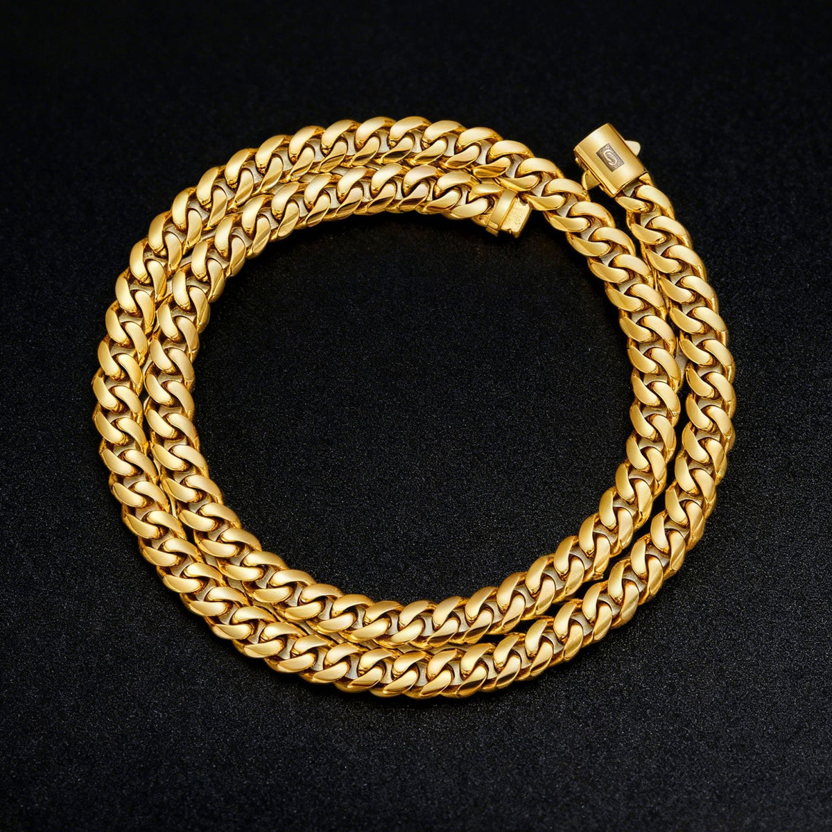 Hip-Hop Kette aus Edelstahl, vergoldet oder Stahl – Bild 1 | LuxeStyle