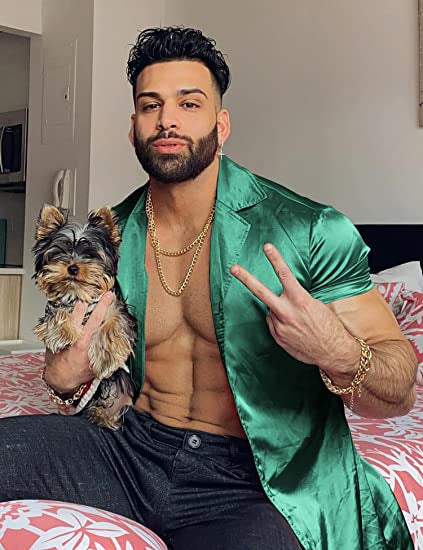 Herren Disco Kurzarmhemd | LuxeStyle