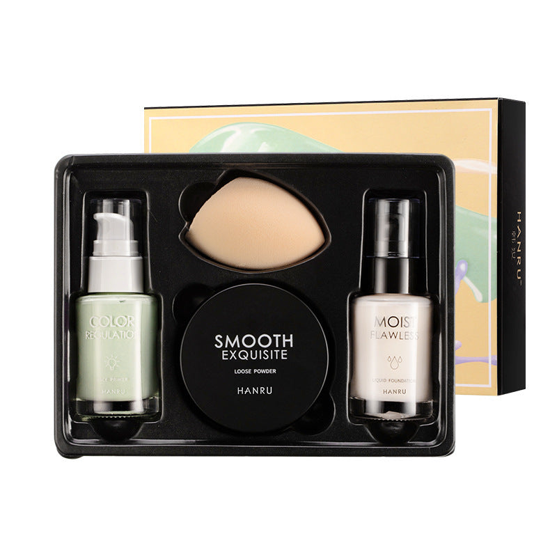 4-teiliges Make-up Set: Puder & Foundation – Bild 4 | LuxeStyle