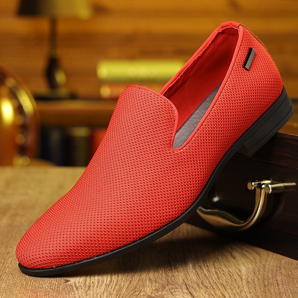 Legere Spitzschuh-Lederschuhe für Herren