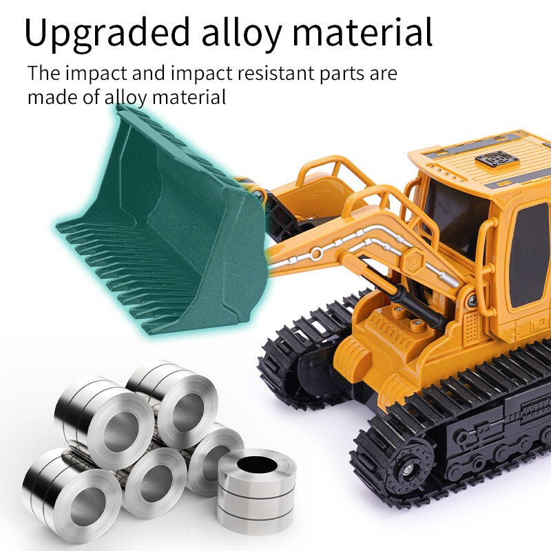 RC Baustellenfahrzeug Set – Bagger & Bulldozer