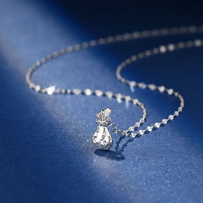 999 Silber-Anhänger «Fortuna» – Glücksmünze filigran