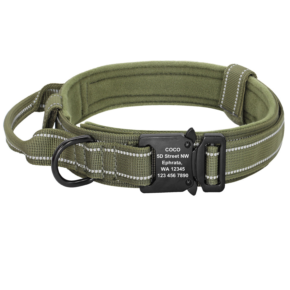 Hundehalsband Nylon, reflektierend, verstellbar – Bild 4 | LuxeStyle