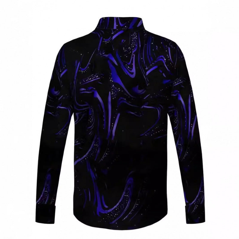Herren Langarm Fashion-Shirt für Frühling und Herbst