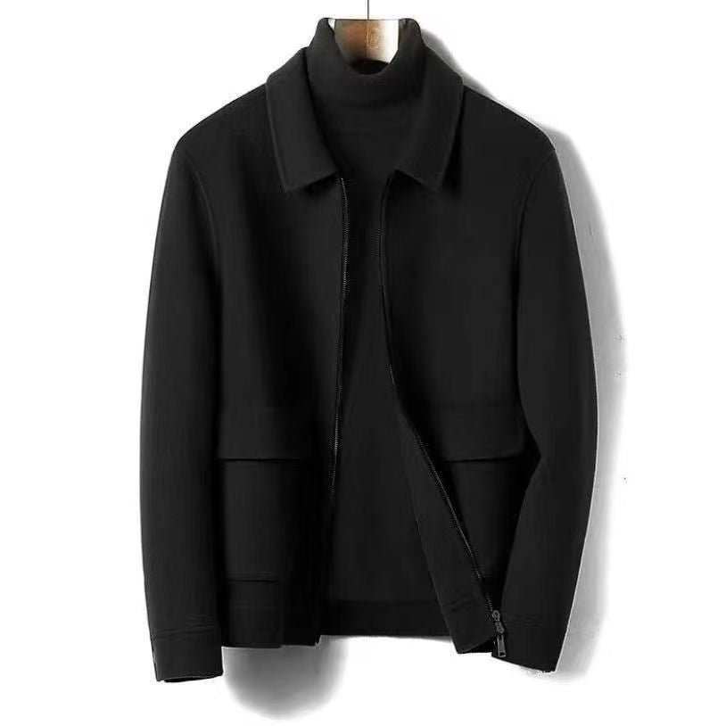 Cardigan aus Wollmischung mit Stehkragen