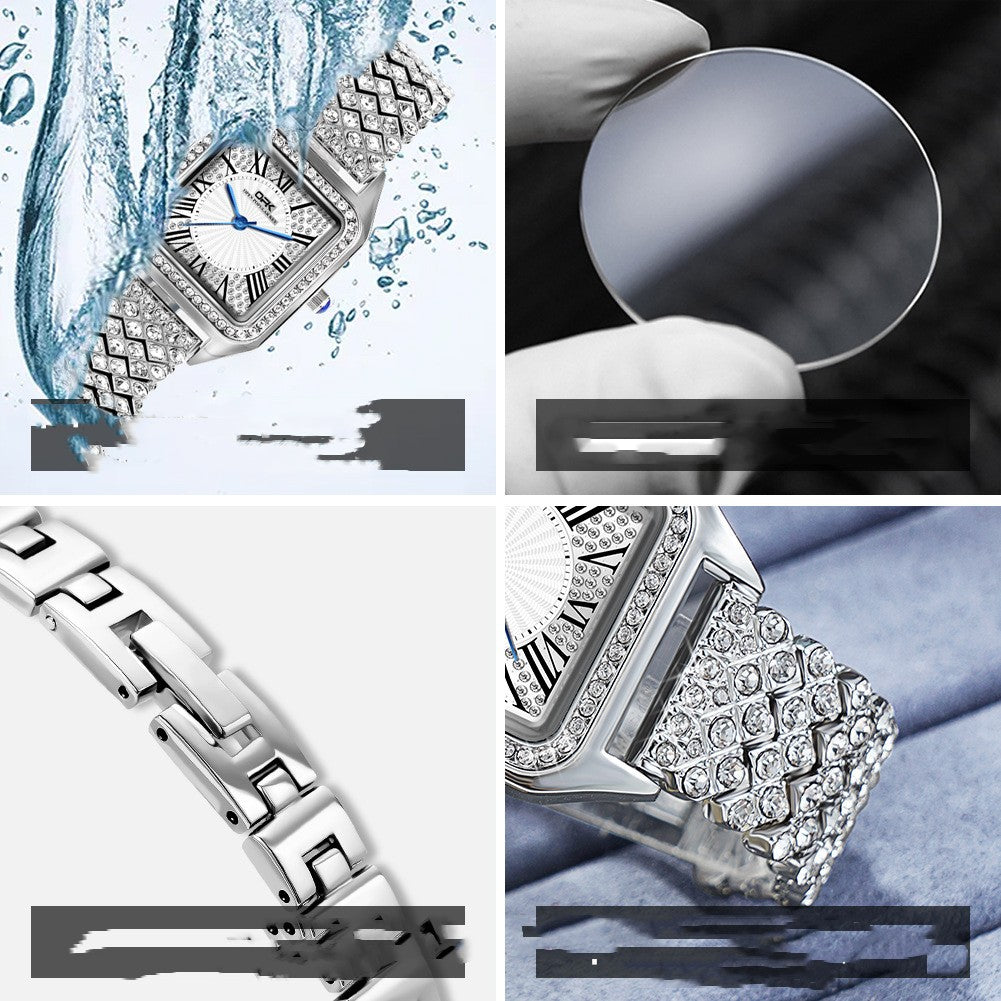 Antike Diamant Quarz Damenuhr | LuxeStyle