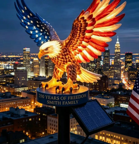 Amerikanischer Adler in Garten