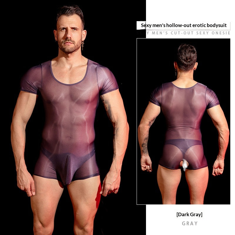 Figurbetonter Body im Boxer-Stil für Herren