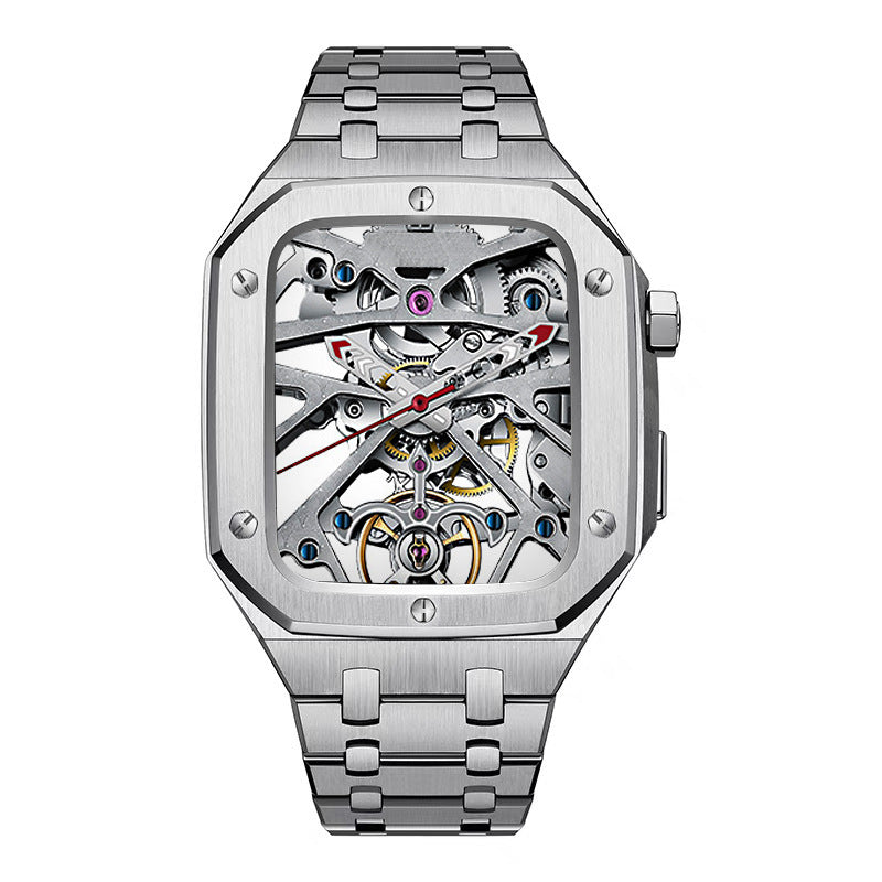 Edelstahl-Armband mit Schutzgehäuse für iWatch – Bild 6 | LuxeStyle