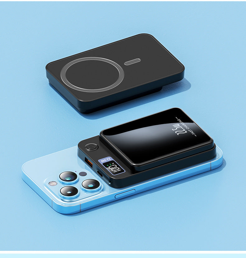 Magnetische Power Bank Schwarz