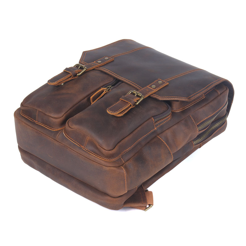 Vintage Crazy Horse Lederrucksack