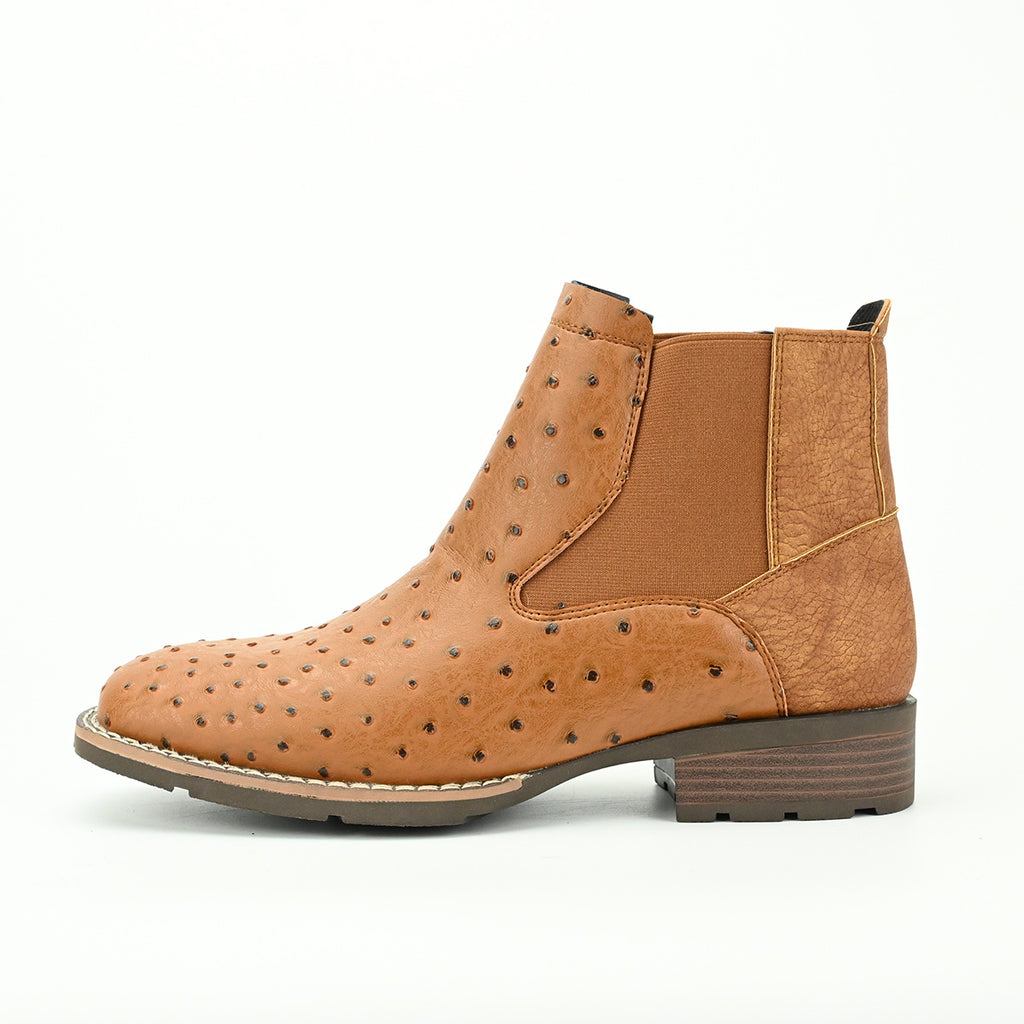 Chelsea Boots mit Stickerei