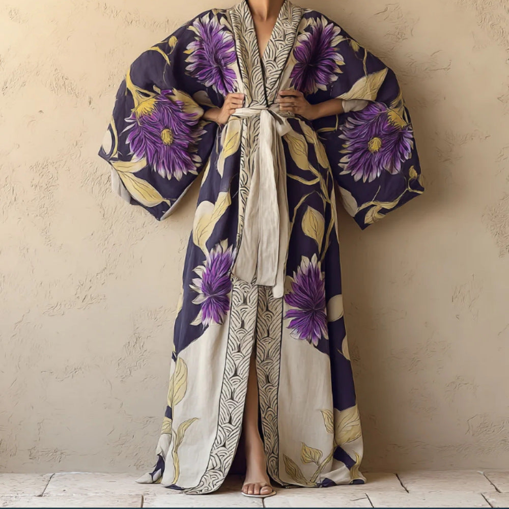 Ärmelloses Casual-Kleid mit Print – Bild 14 | LuxeStyle