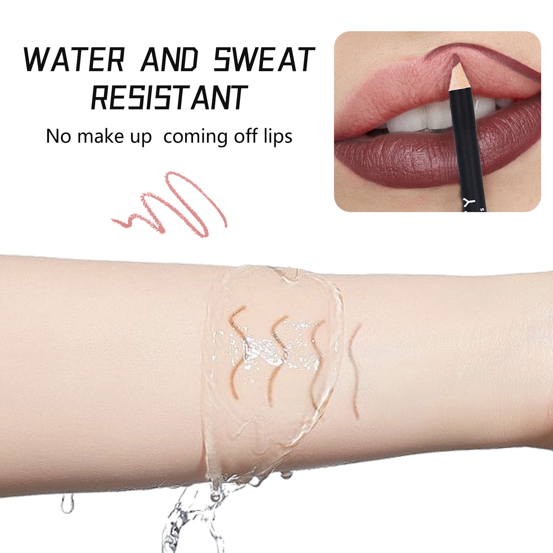 12 matte Lippenstifte & Liner Set – Ansicht 3