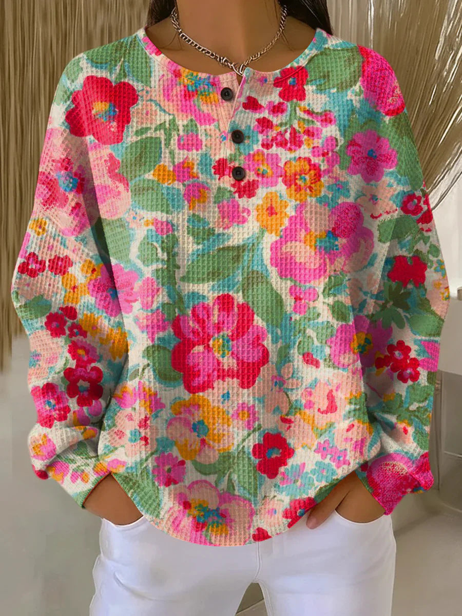 Retro-Lässiges Sweatshirt