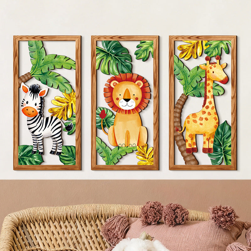 Waldtiere Holzschild Wanddekoration – Bild 2 | LuxeStyle