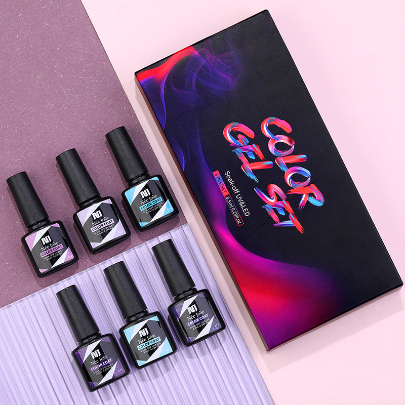 Gelnagellack-Set – 6 Farben à 8ml