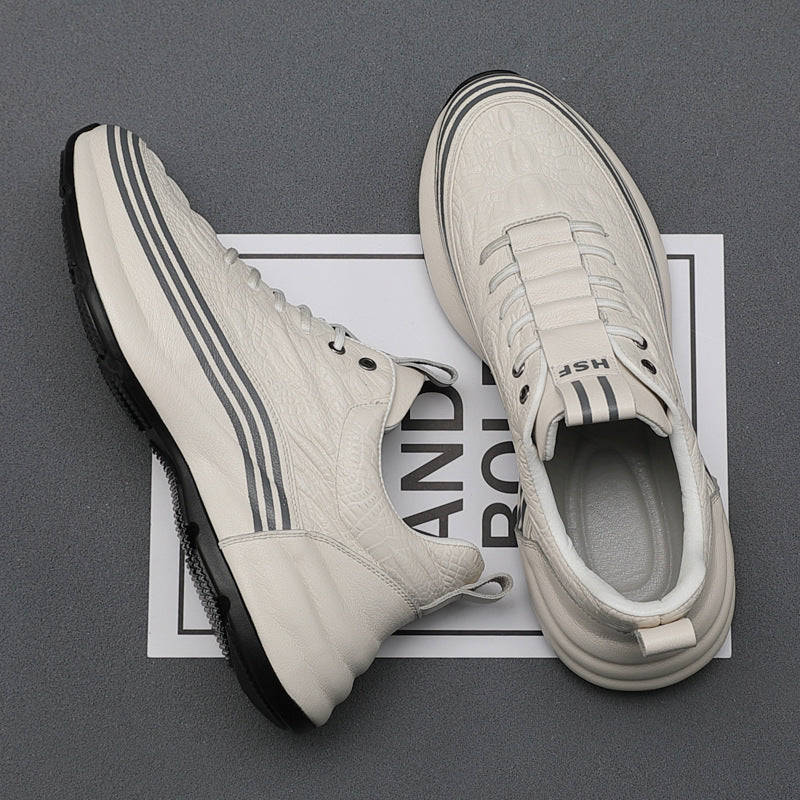 Atmungsaktive Leder-Sportschuhe für Herren – Bild 3 | LuxeStyle