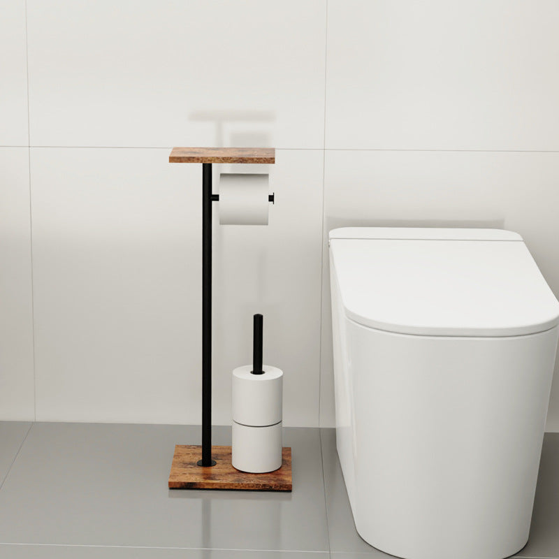 Toilettenpapierhalter Holz freistehend
