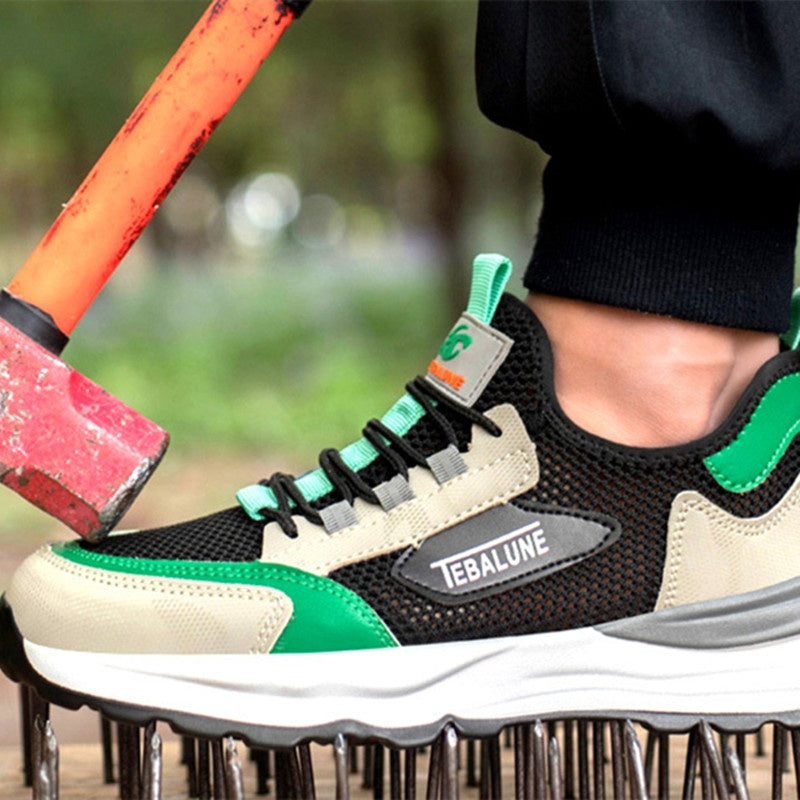 Leichte atmungsaktive Schuhe mit Stahlkappe