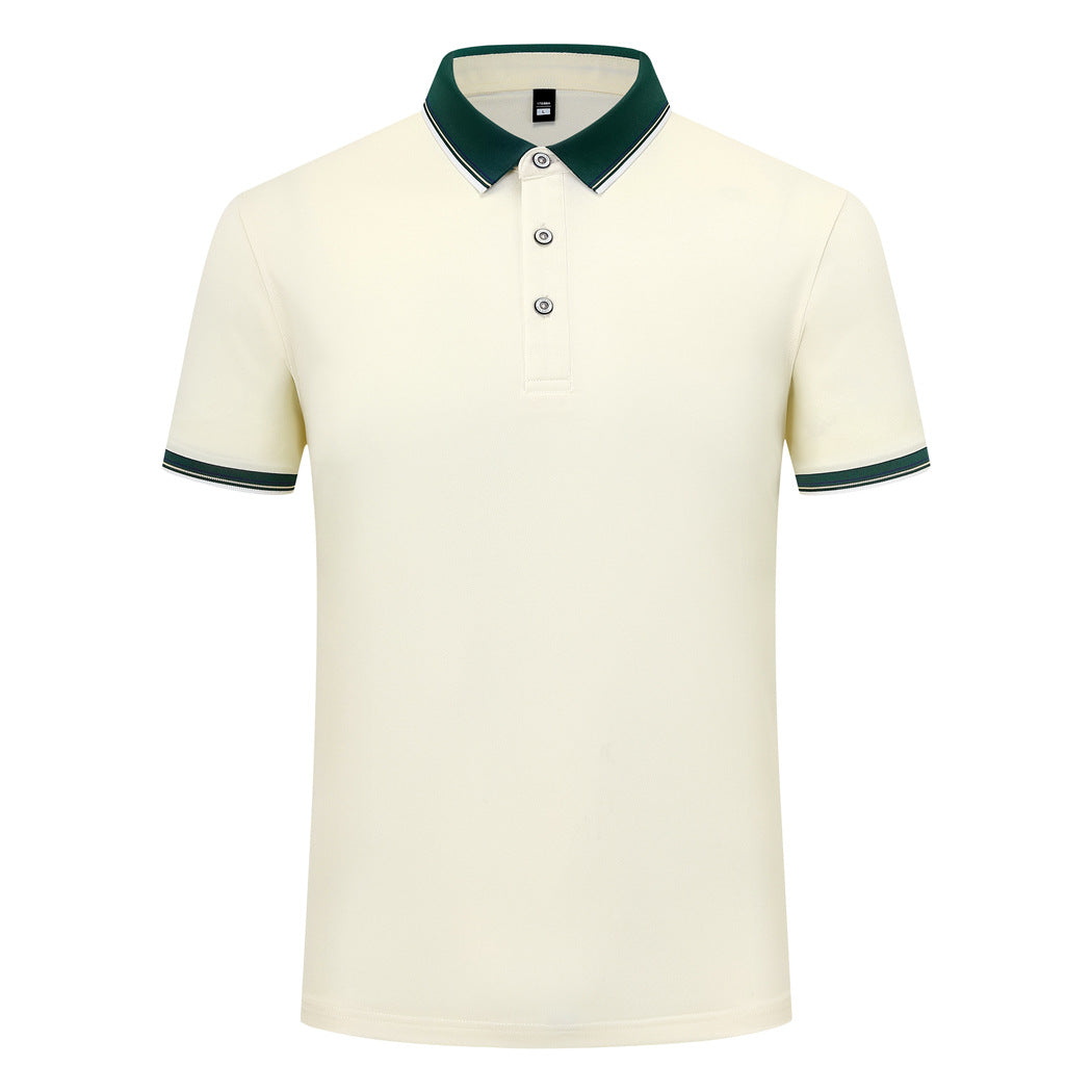 Elastisches Baumwoll-Polohemd mit Farbakzenten | LuxeStyle