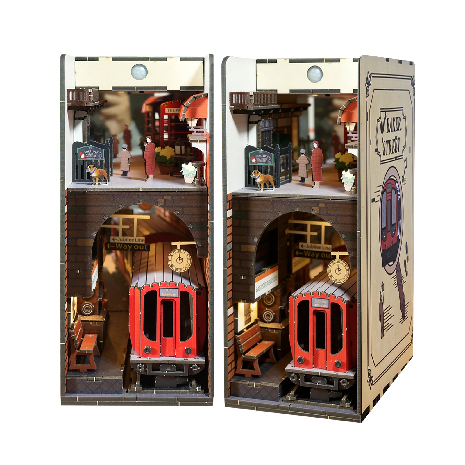 3D Holzpuzzle "Baker Street" mit Beleuchtung