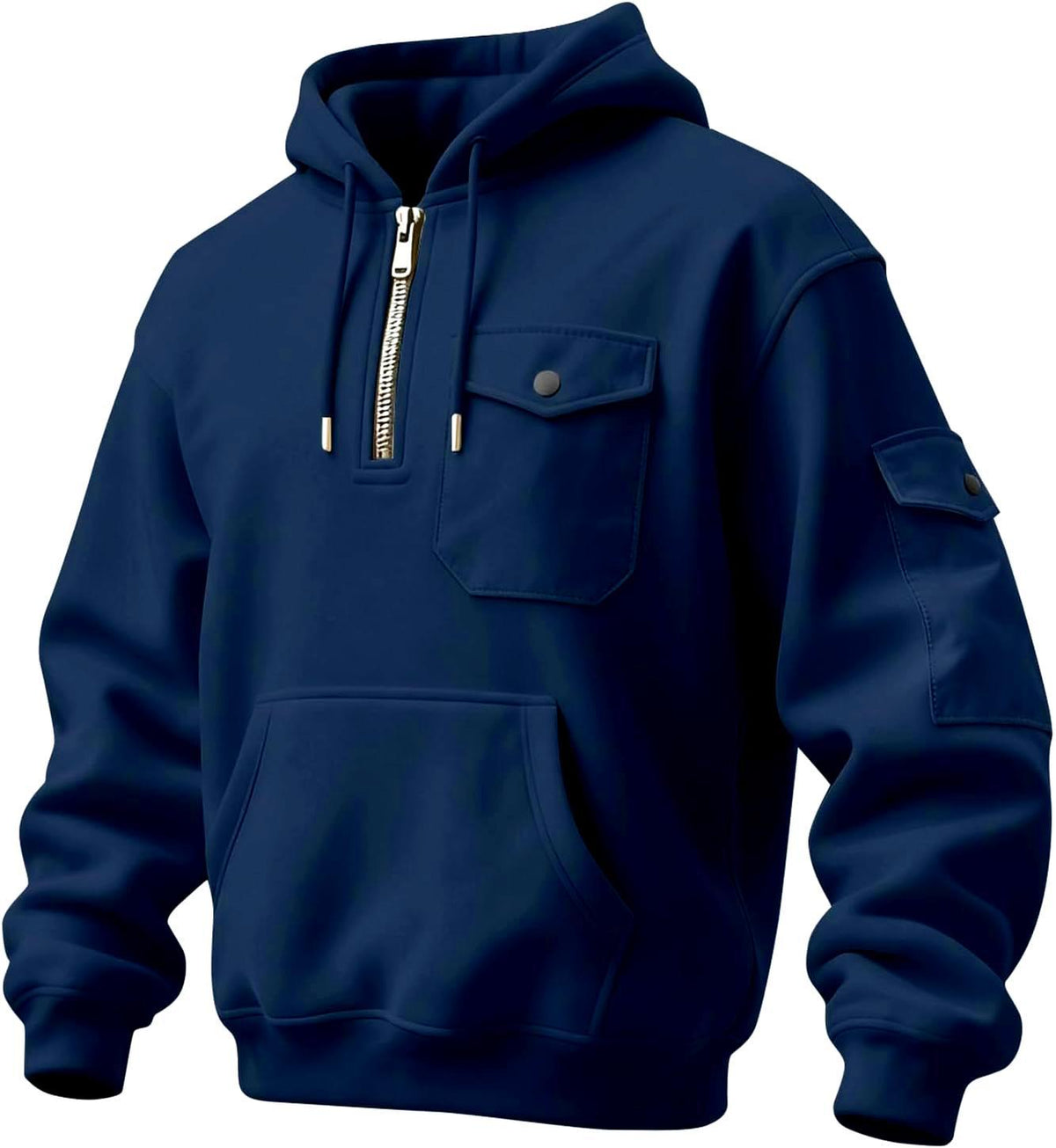 Herren Hooded Longsleeve Jacke – Bild 5 | LuxeStyle