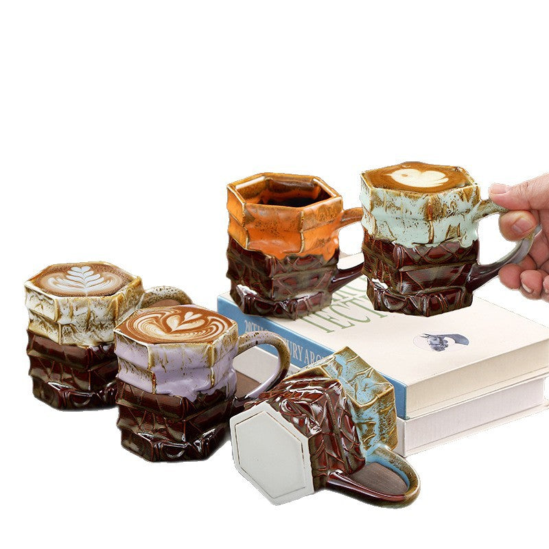 Keramik-Kaffeetasse mit Buchmotiv – Bild 4 | LuxeStyle