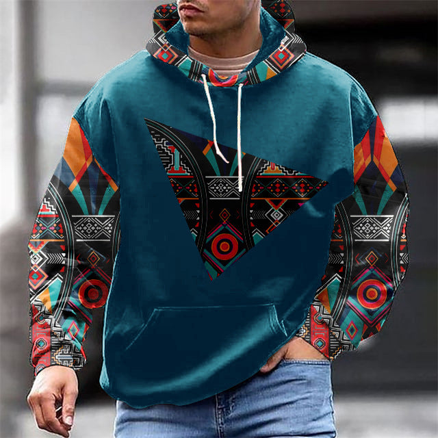 Herren Kapuzenpullover Langarm Casual