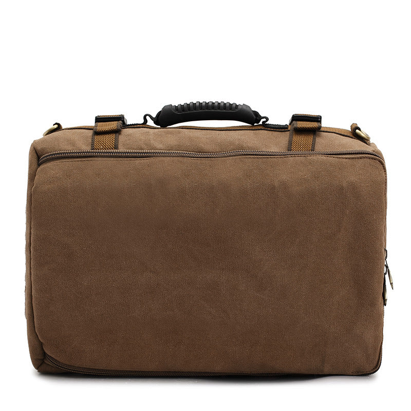 Canvas Rucksack für Reisen und Laptop – Bild 6 | LuxeStyle