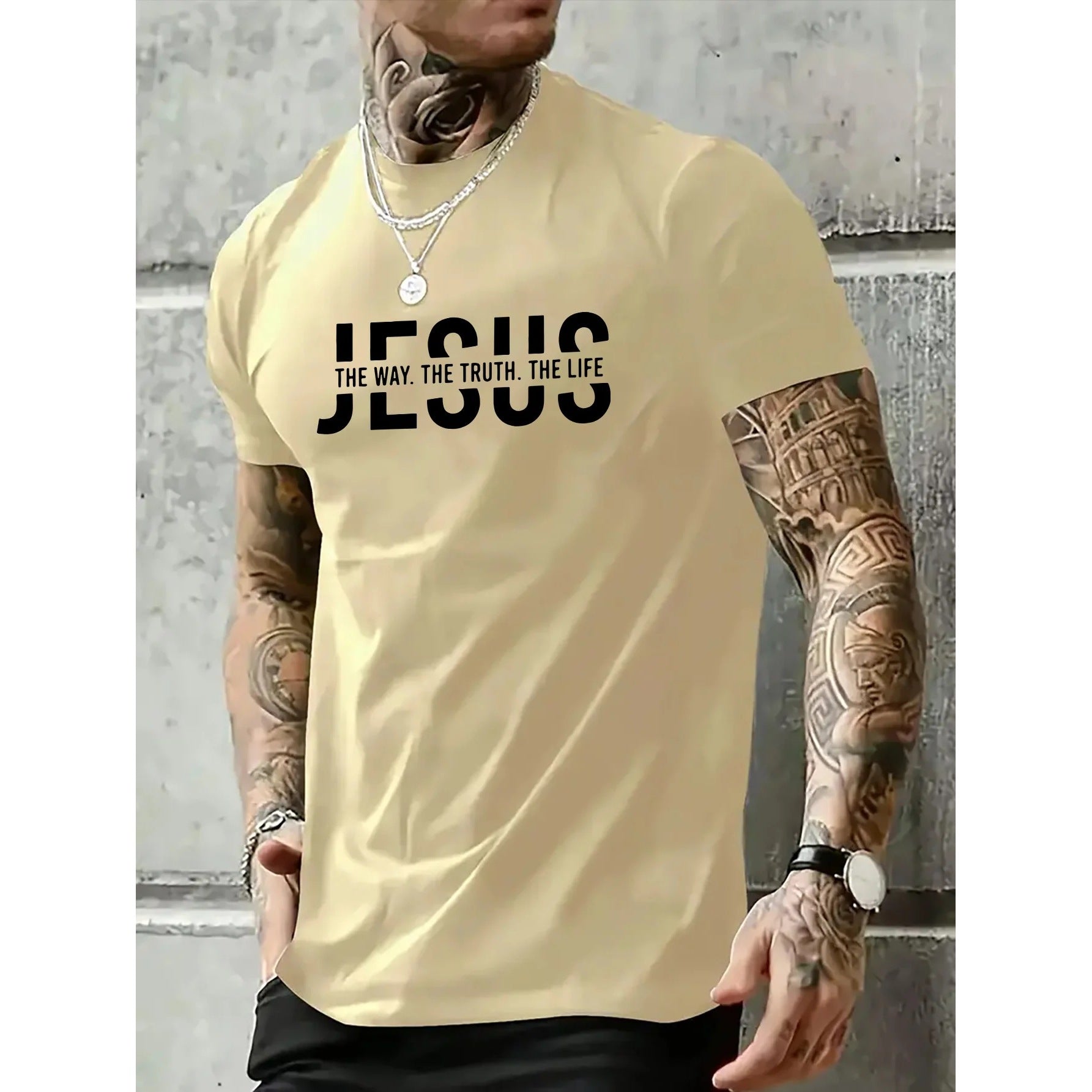 Cäsualer Kurzarm Pullover für Herren