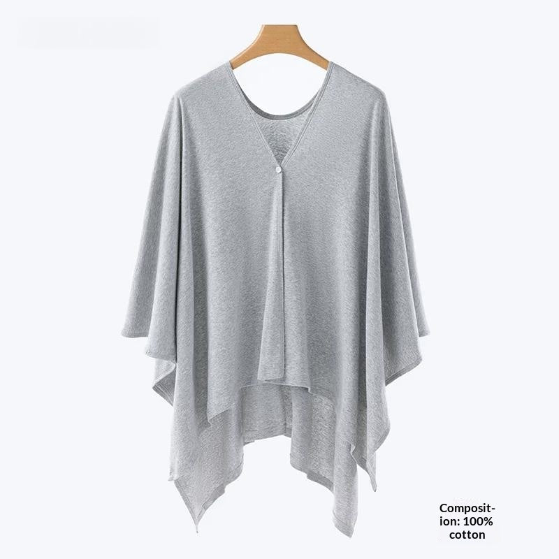Baumwoll-Cape für Frühling und Sommer – Bild 2 | LuxeStyle