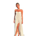 Romantisches trägerloses Spitzenkleid im French-Stil – Bild 1 | LuxeStyle