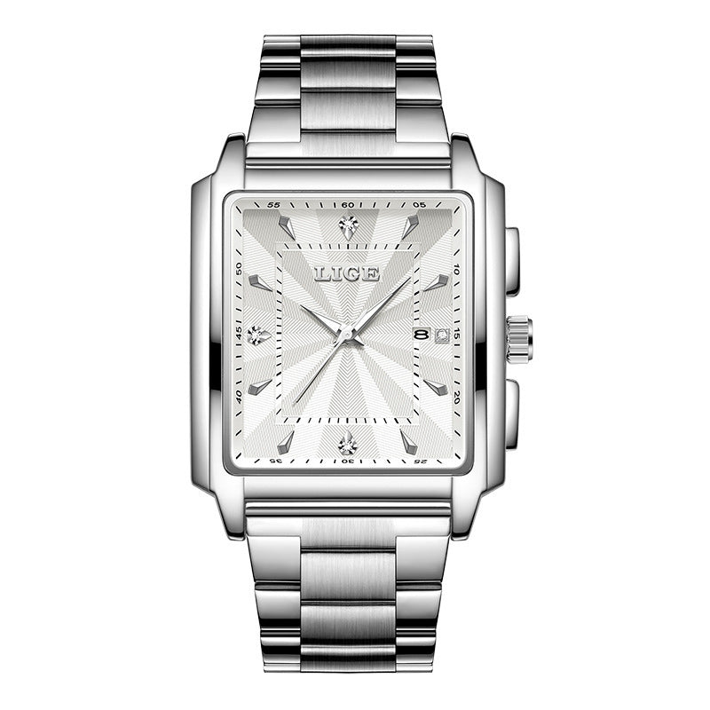 Herren Armbanduhr Quadratisch