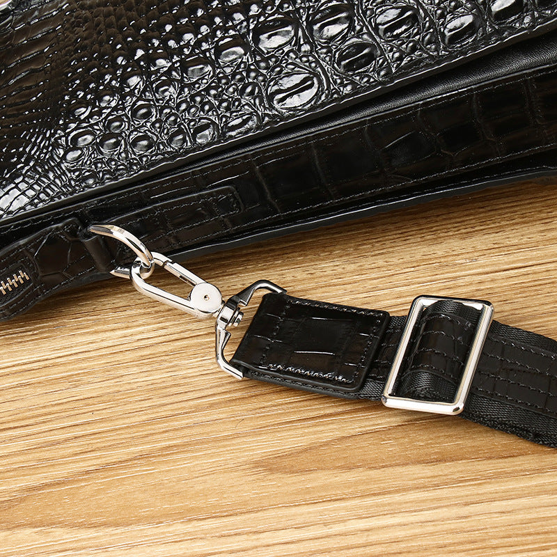 Grosse Vintage-Herrenhandtasche aus Leder – Bild 3 | LuxeStyle