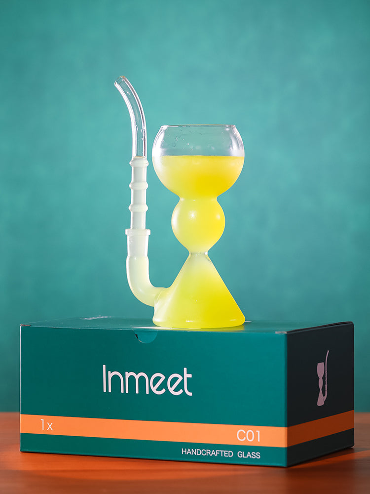 Glas-Shisha im Cocktailglas-Design