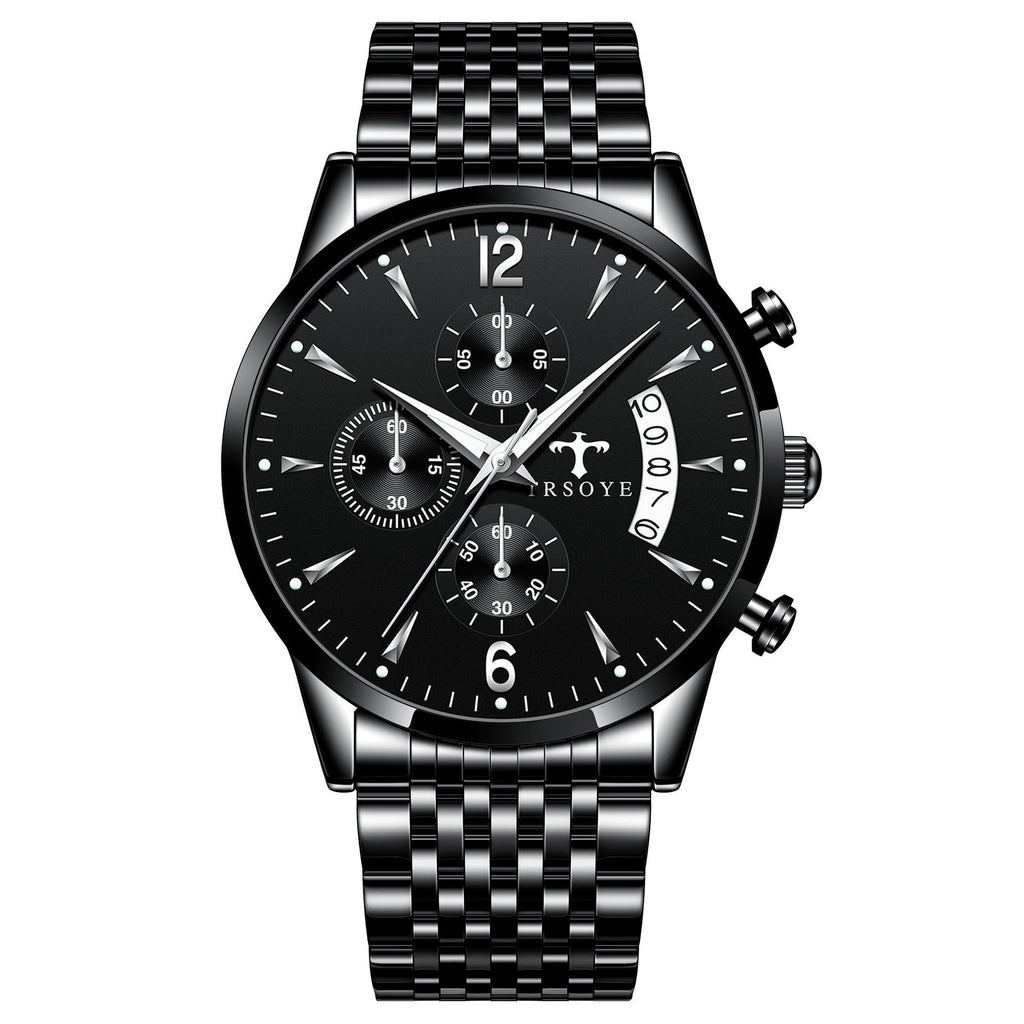 Männer Multifunktions-Lumineszenz-Wasserdichte Quarz-Uhr – Bild 4 | LuxeStyle