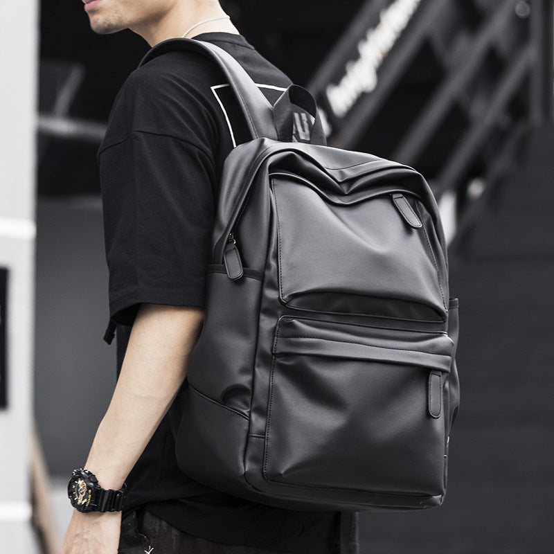 Unifarbener Rucksack für Herren | LuxeStyle