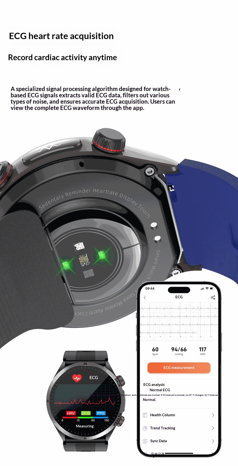 Smartwatch mit Blutsauerstoff & Herzfrequenz – Bild 3 | LuxeStyle