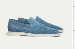 Himmelblaue Suedesneaker – Bild 5 | LuxeStyle