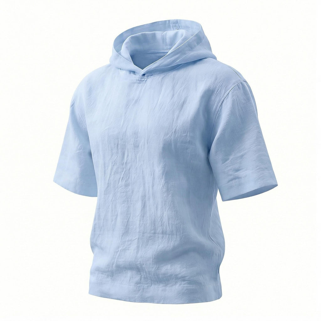 Kurzarm-Hoodie mit Fünfpunkt-Ärmeln