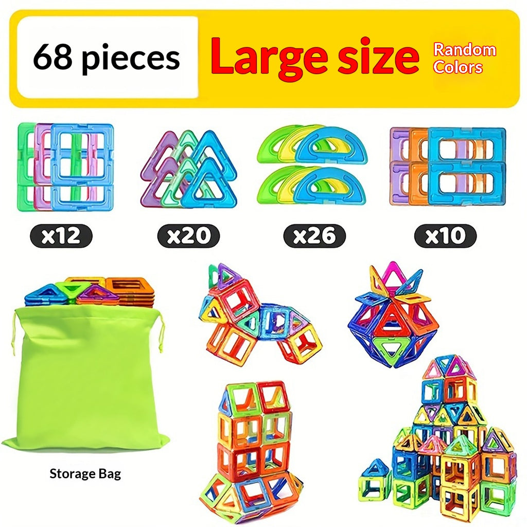 Magnetische Bausteine für kreatives Spielen