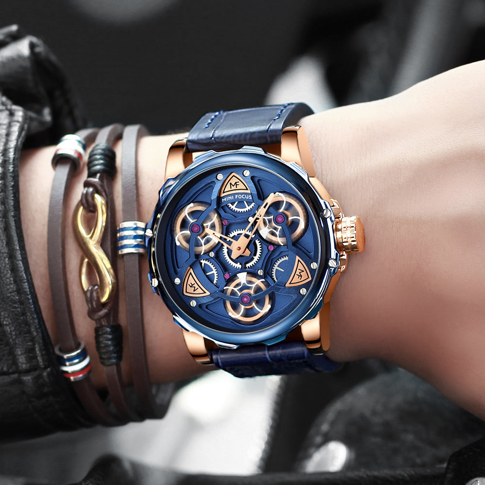 Hollow Belt Casual Herrenuhr