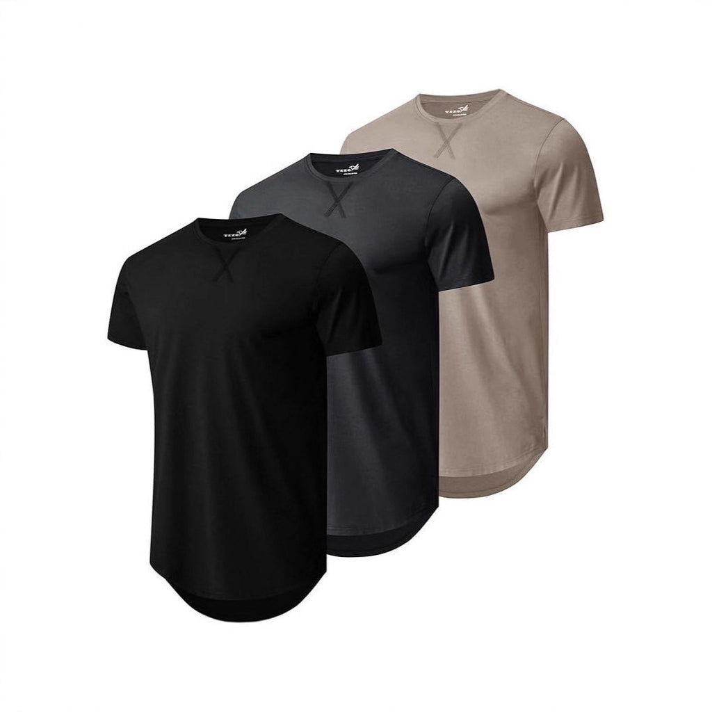 Lässiges Kurzarm-Shirt aus Baumwoll-Mix