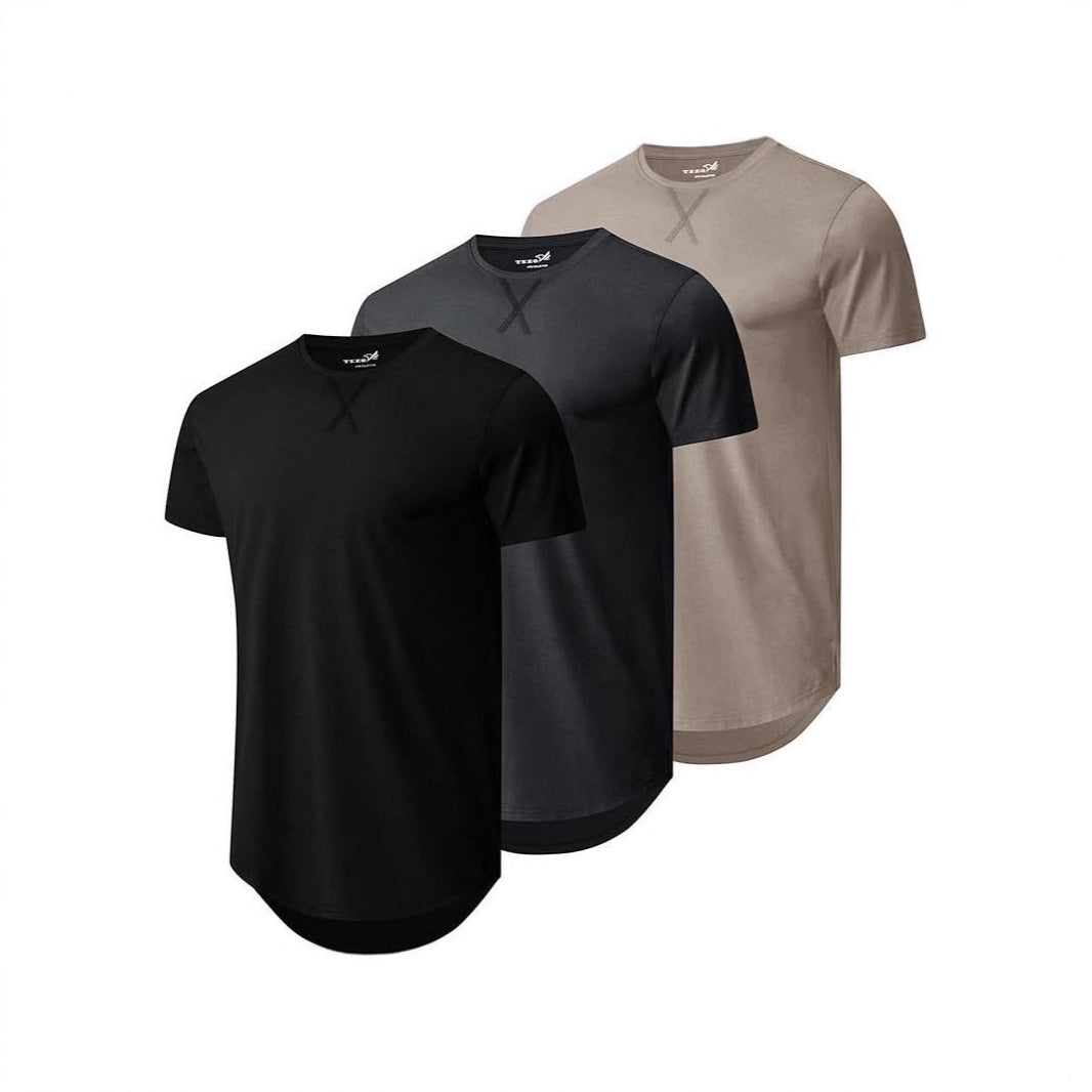 Lässiges Kurzarm-Shirt aus Baumwoll-Mix