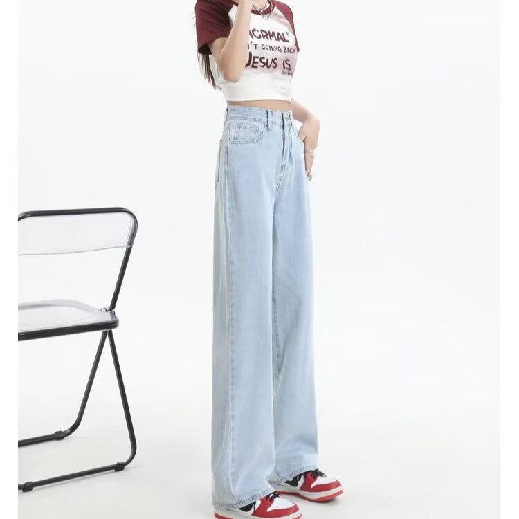 Damen Jeans, hoch geschnitten, Slim-Fit